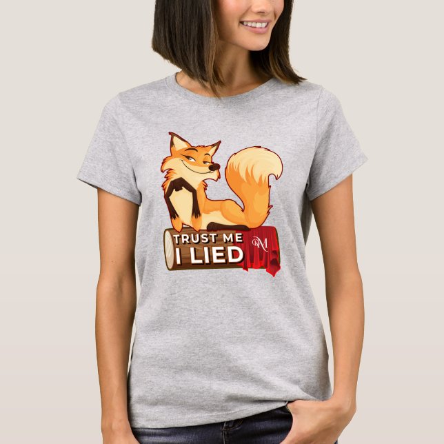 T-Shirt : Trust Me (grått) (Framsida)