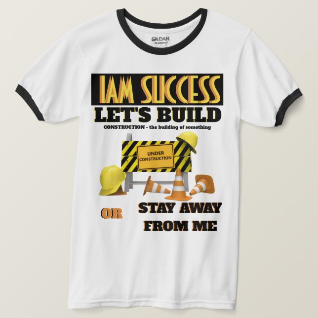 T-Shirt UNDER UPPBYGGNAD (Design framsida)