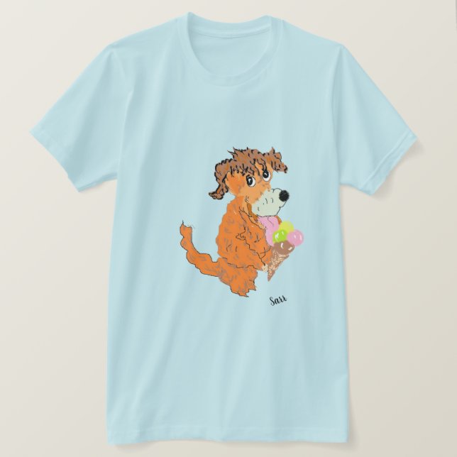 T-Shirt : Underbar för en Hett sommardag (Design framsida)