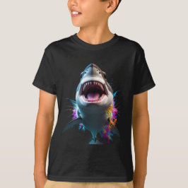 T-Shirt Underbar White Shark