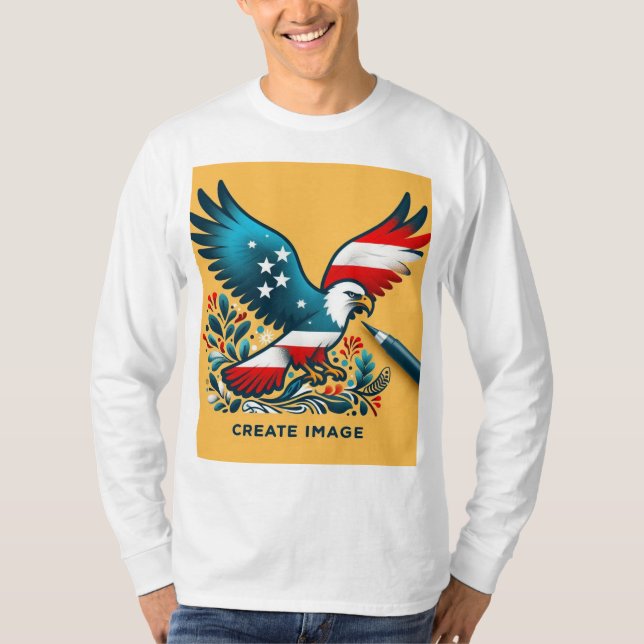 T shirt United Stater Treding 2025 (Framsida)
