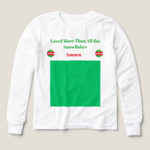 T-Shirt-Upload your Photo and Namn Julafton Tshirt T Shirt