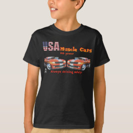 T-Shirt USA muskelbilar