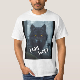 T-shirt(utformning av ensam varg) t shirt