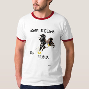 T-shirt: Välsigna dig, USA A T Shirt