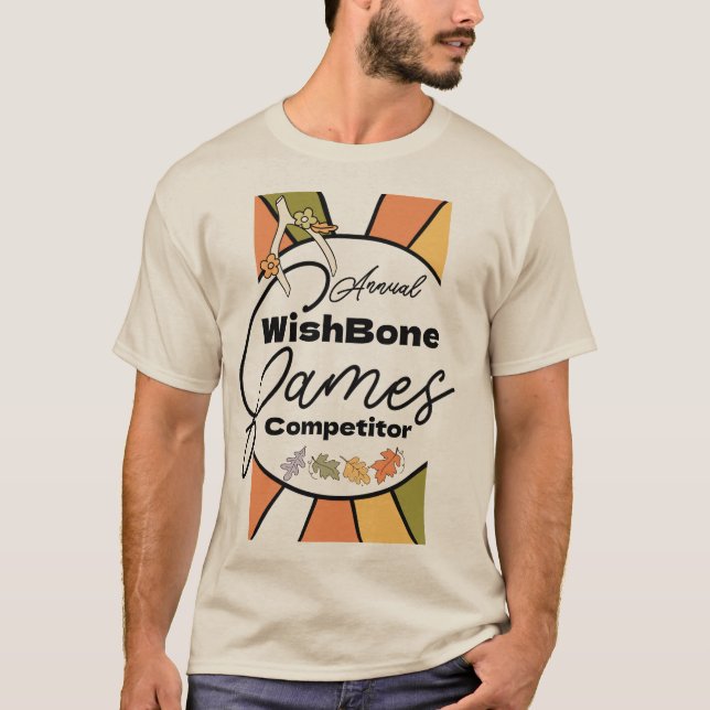 T-Shirt Vännergivande WishBone Game Konkurrent (Framsida)
