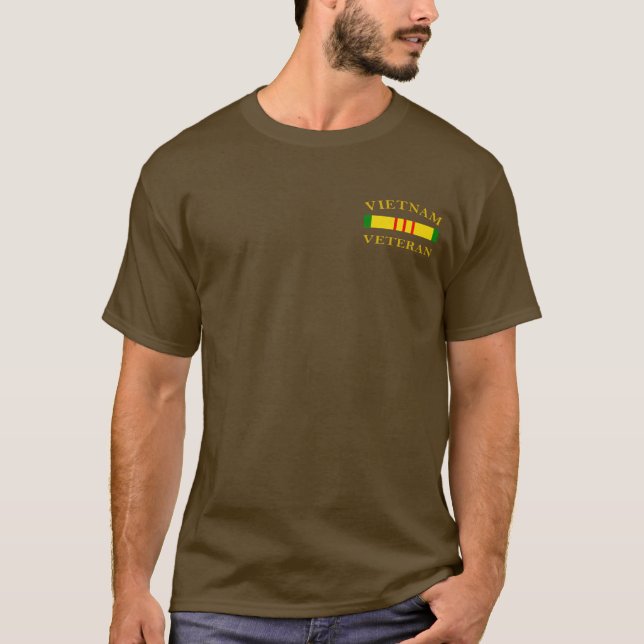 T-Shirt Vietnamname Veteran (Framsida)
