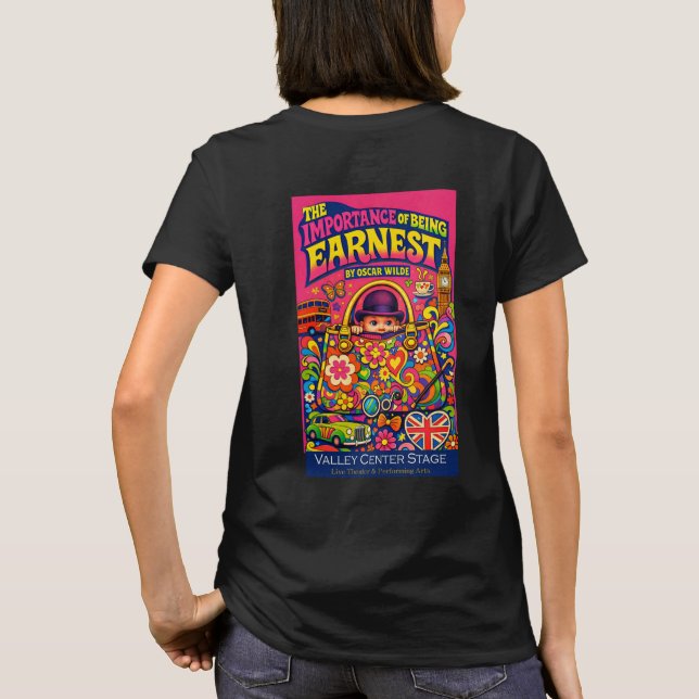 T-Shirt Vikten av att vara seriös (Baksida)