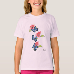 T-Shirt: Vild Flowers & Butterflies T Shirt