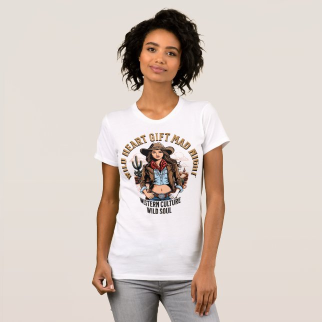 T-Shirt Vild Som Heck Stjärnan i det Fjärran Väst (Hel framsida)