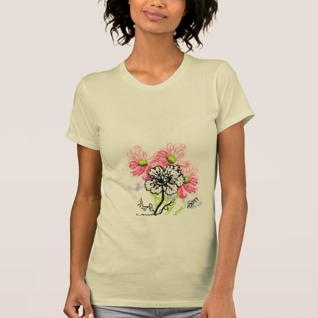 T-Shirt : Vilda Blommor (Framsida)