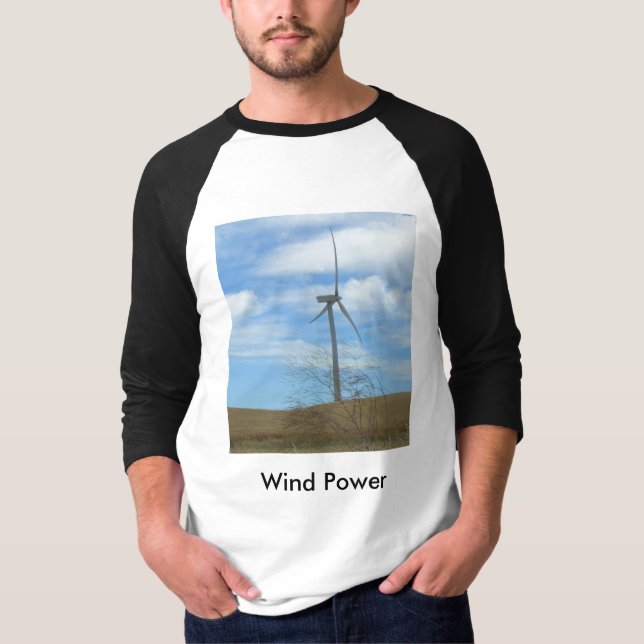 T-Shirt - Vind Power (Framsida)