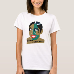 T-Shirt Vintage Art Josephine Baker Musikalisk Rev