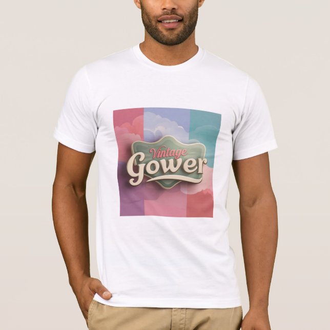 T-shirt "Vintage Gower"  (Framsida)