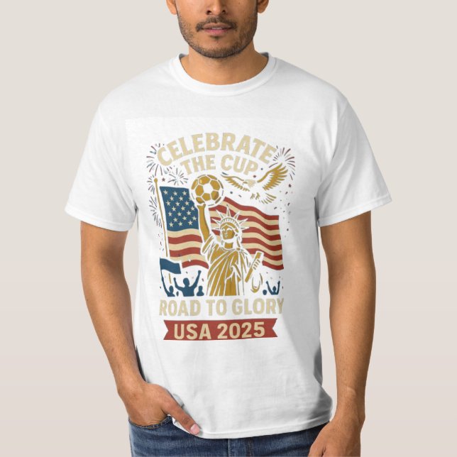 T-Shirt vm klubbs usa 2025 (Framsida)