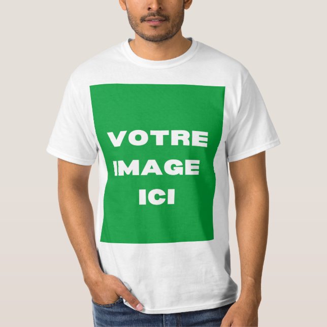 T-Shirt - Votre image ici - personnalisée (Framsida)