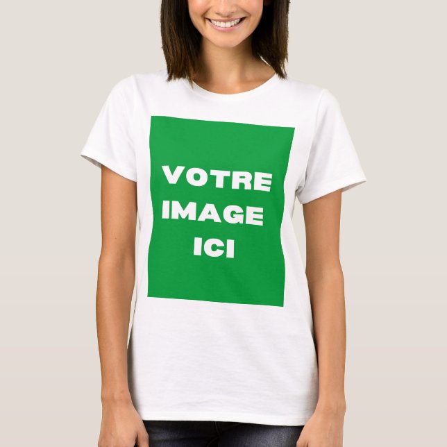 T-Shirt - Votre image ici - personnalisée (Framsida)