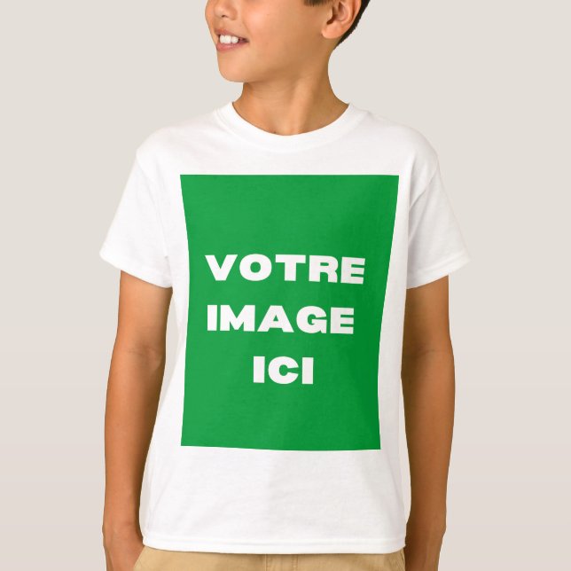 T-Shirt - Votre image ici - personnalisée (Framsida)