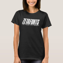 T-Shirt (W) - Zetafonts The Italian Type Foundry