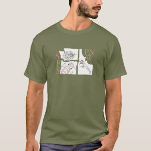 T-Shirt wash ington E oregon P idaho T