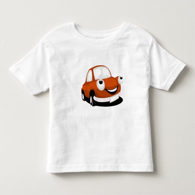 T-shirt weiß mit Automotiv (Framsida)