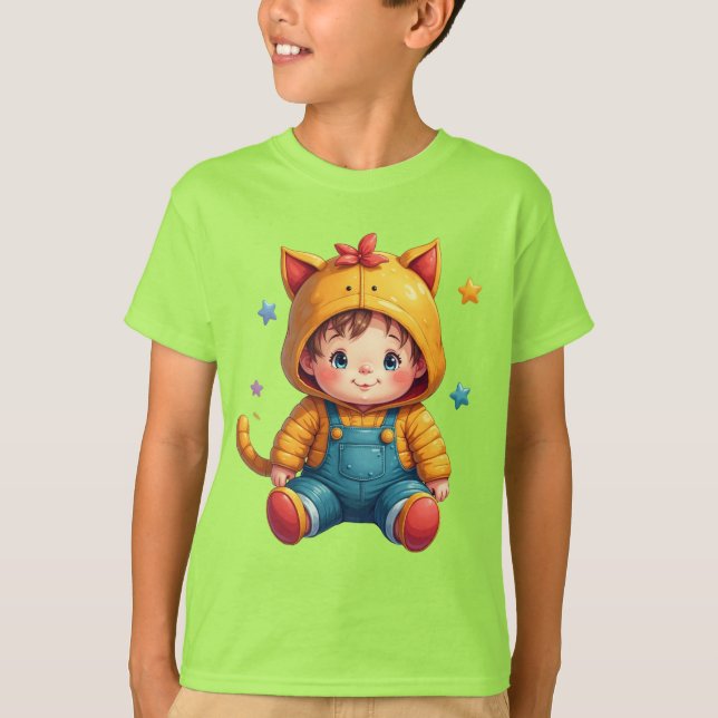T-Shirt Whimsical World T-Shirt För barn (Framsida)