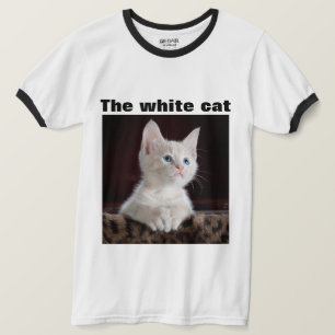 T-Shirt White färg med utmärkande utformning