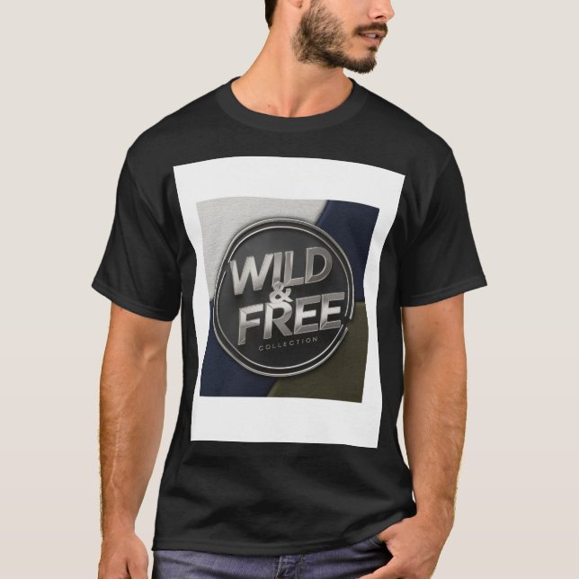T-shirt " Wild & Free"  (Framsida)