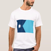 T Shirt with Flag of Minnesota, USA