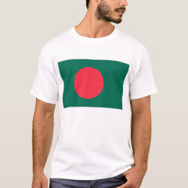 T Shirt with Flagga of Bangladesh
