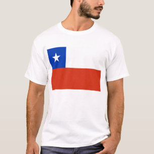 T Shirt with Flagga of Chile