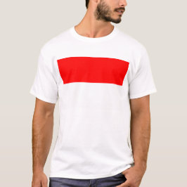 T Shirt with Flagga of Indonesia