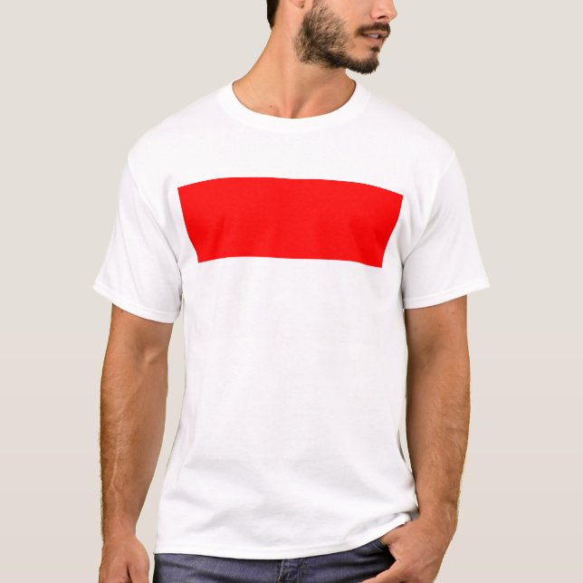 T Shirt with Flagga of Indonesia (Framsida)
