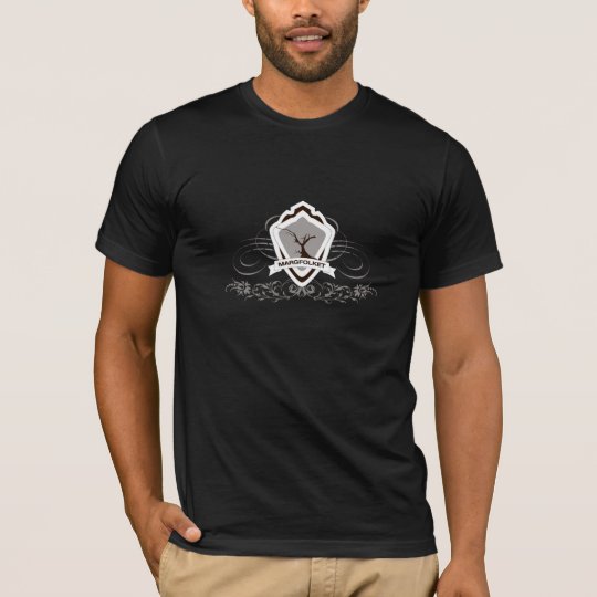 T-shirt with Large Margfolket weapon shield