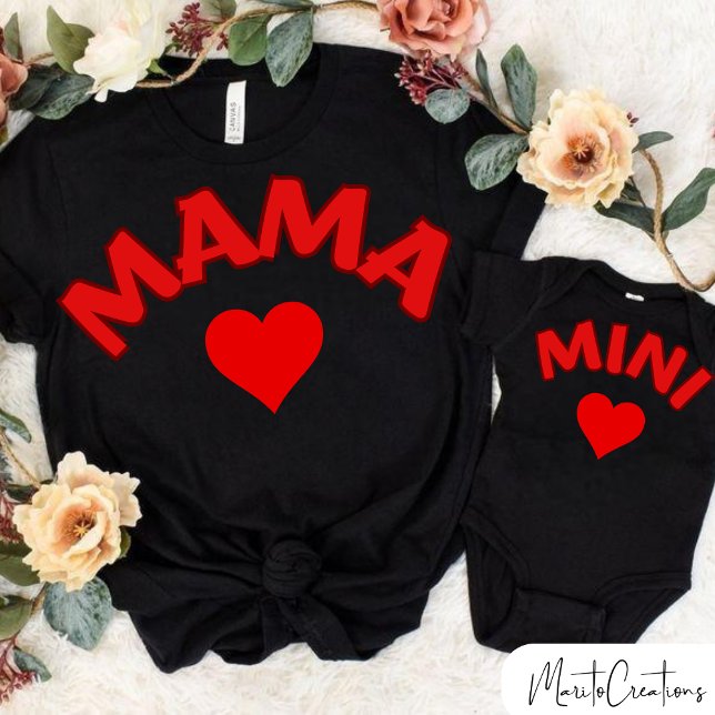 T-shirt with phrase MAMA, Mother's Day (Skapare uppladdad)