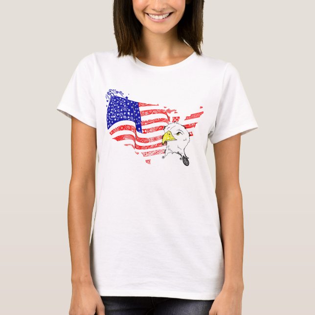T-shirt woman USA (Framsida)