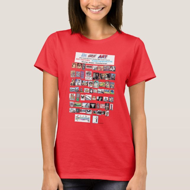 T-Shirt Women Art History Complete (Framsida)