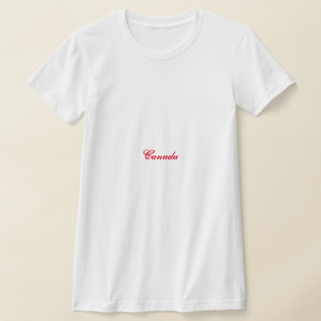 T-shirt women canada (Laydown)