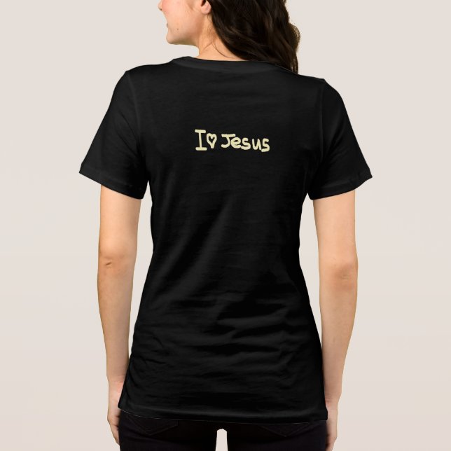 T-Shirt WOMEN'S BELLA TRI BLEND STIL DESIGN (Baksida)