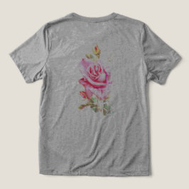 T SHIRT WOMENS BELLA TRI FLOWER DESIGN