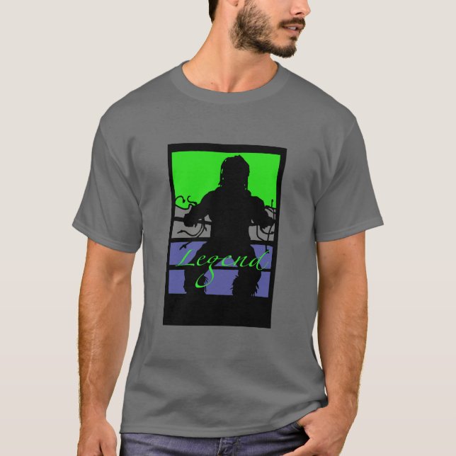 T shirt Wrestling Legend Warrior (Framsida)