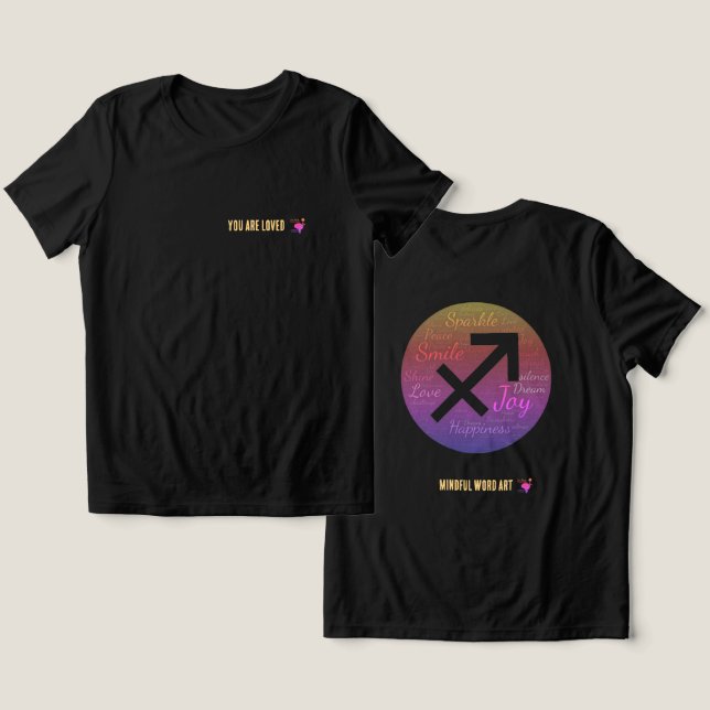 T-Shirt You Are Loved (Design fram och bak)