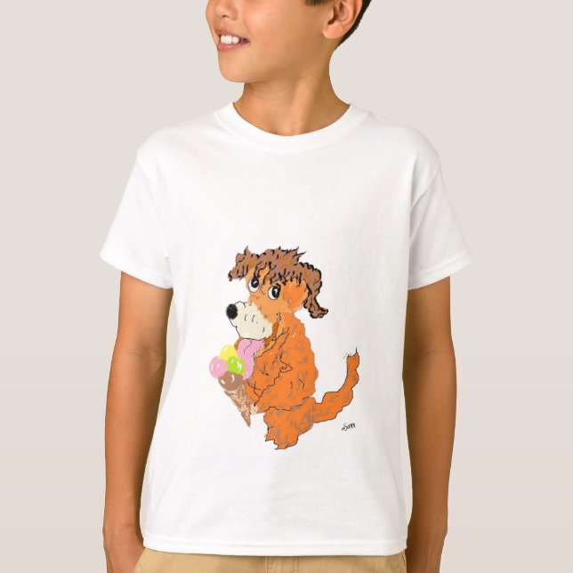 T-Shirt: Yummy - Ice Cream T Shirt (Framsida)