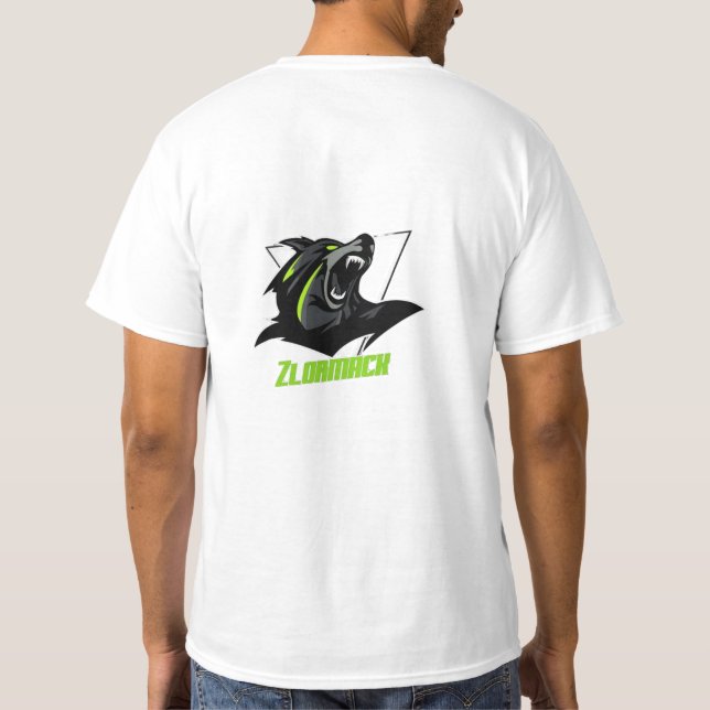 T-Shirt Zlornation - Gamer Recto Verso (Baksida)