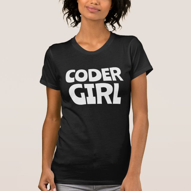 T-SHIRTAR FÖR CODER FLIKOR T SHIRT (Framsida)