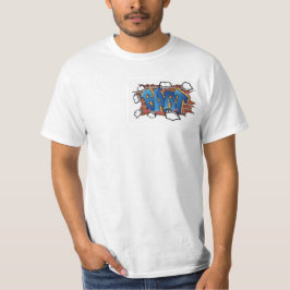 T-ShirtBART" Urban Graffiti Art - Bryter igenom T Shirt