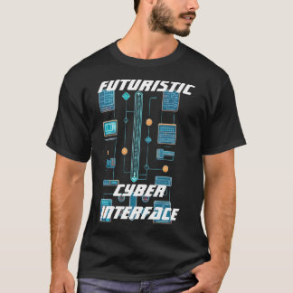 T-ShirtCyber-gränssnitt T Shirt