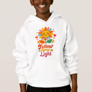 T-ShirtFollow You light – Retro Sunflower Positive T Shirt