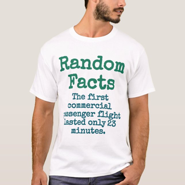 T-ShirtFörsta kommersiella passagerarflygningen -  T Shirt (Framsida)
