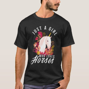 T-ShirtHorse Animal  Women Horse T Shirt